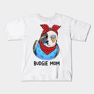 Budgie Mama Love: A Heartwarming Design for Parrot Parents Kids T-Shirt